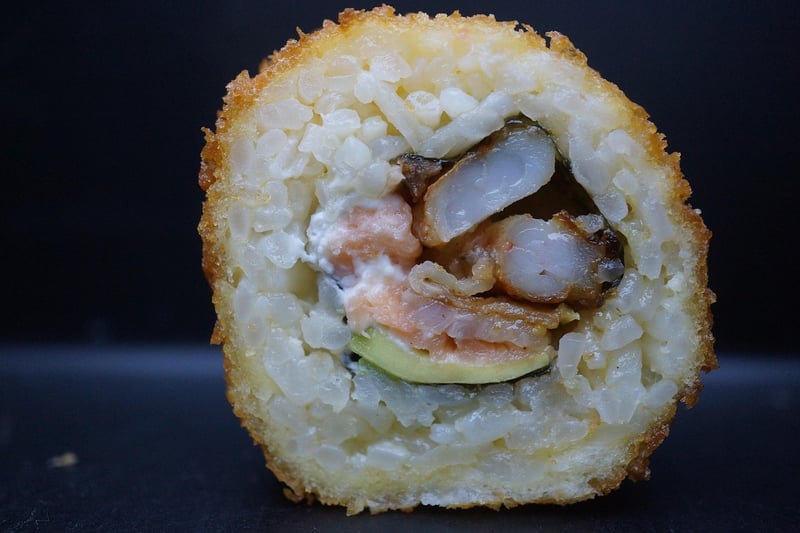 Mermaid Scales Sushi Rolls